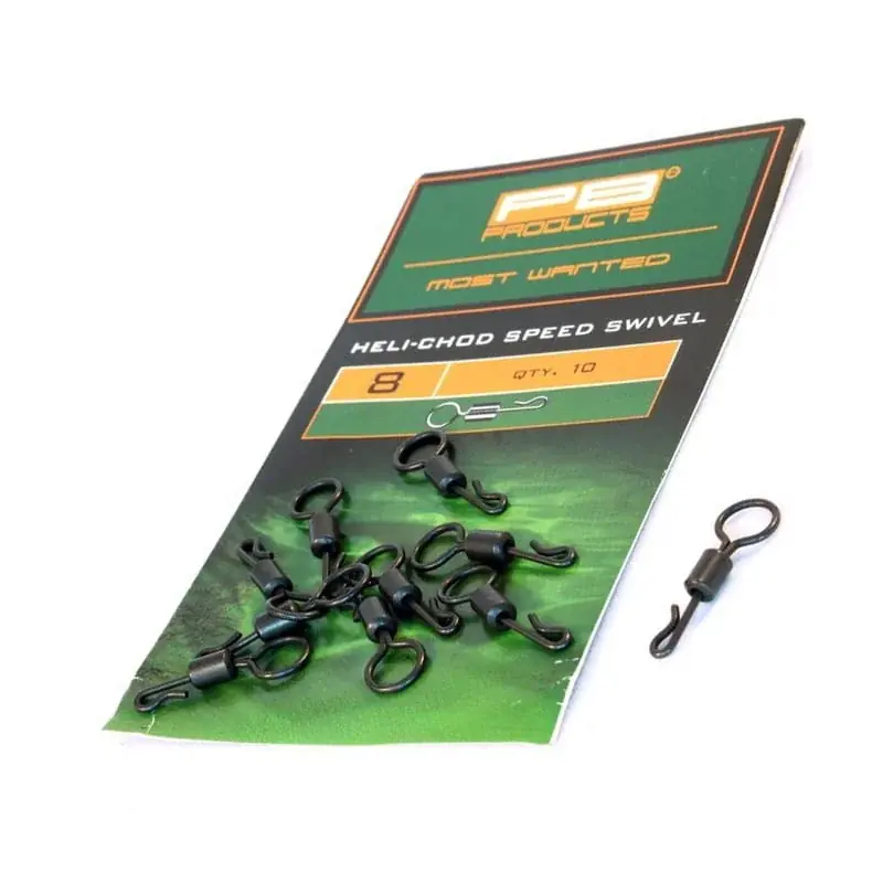 Ověřený PB Products Heli-Chod Speed Swivel 10 Stück