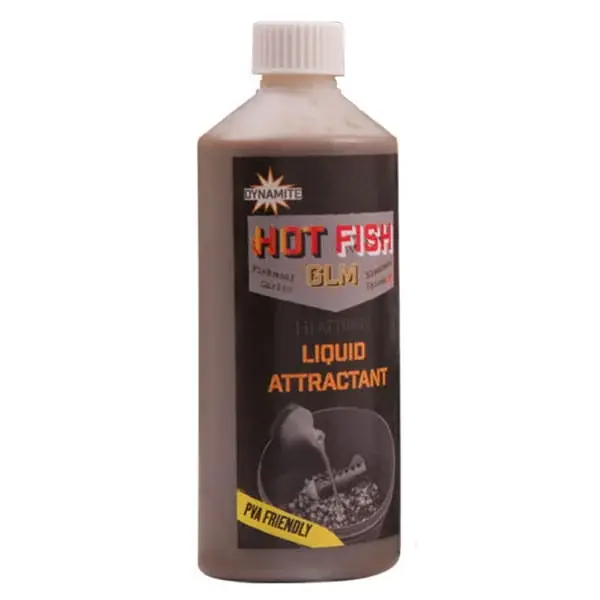 Dynamite Baits Hot Fish & GLM Liquid Attractant 500ml Ověřený