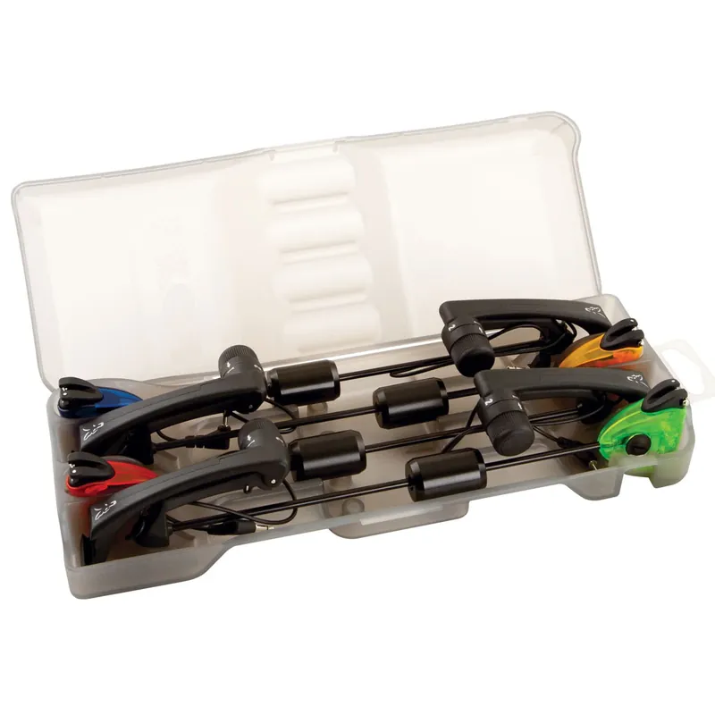 Fox MK2 Illuminated Swinger 4-Rod Set - Rot, Orange, Grün & Blau Sleva