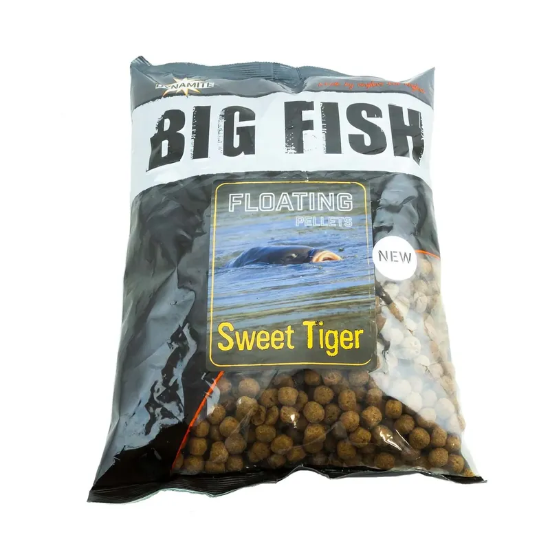 Dynamite Baits Big Fish Floating Feed Pellets 1,1kg 11mm Sweet Tiger Cenově Výhodný