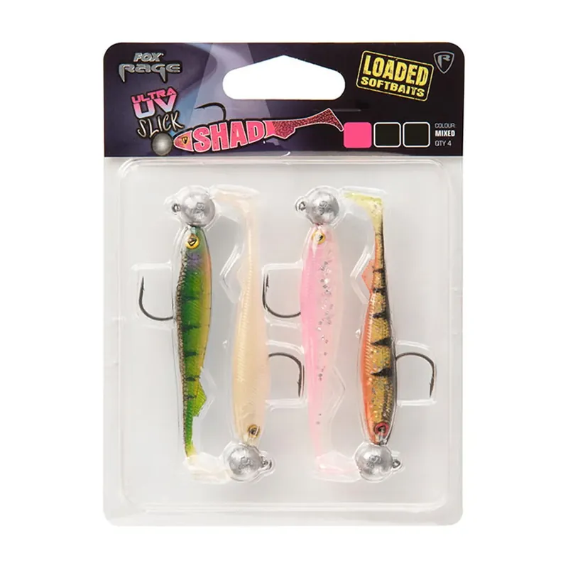 Fox Rage UV Slick Shad Loaded 9 cm (3,5") 7 g Must-Have