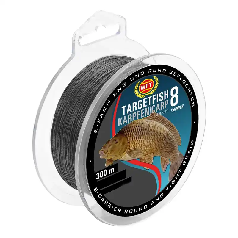 WFT Target Fish 8 Karpfen 0,22 mm 300 m 20 kg Black Tovární Cena