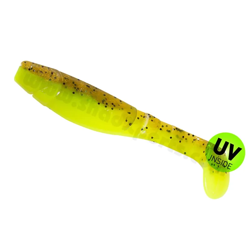 Novinka Relax Kopyto Classic 11 cm (4") Fluogelb / Olivbraun 3 Stück