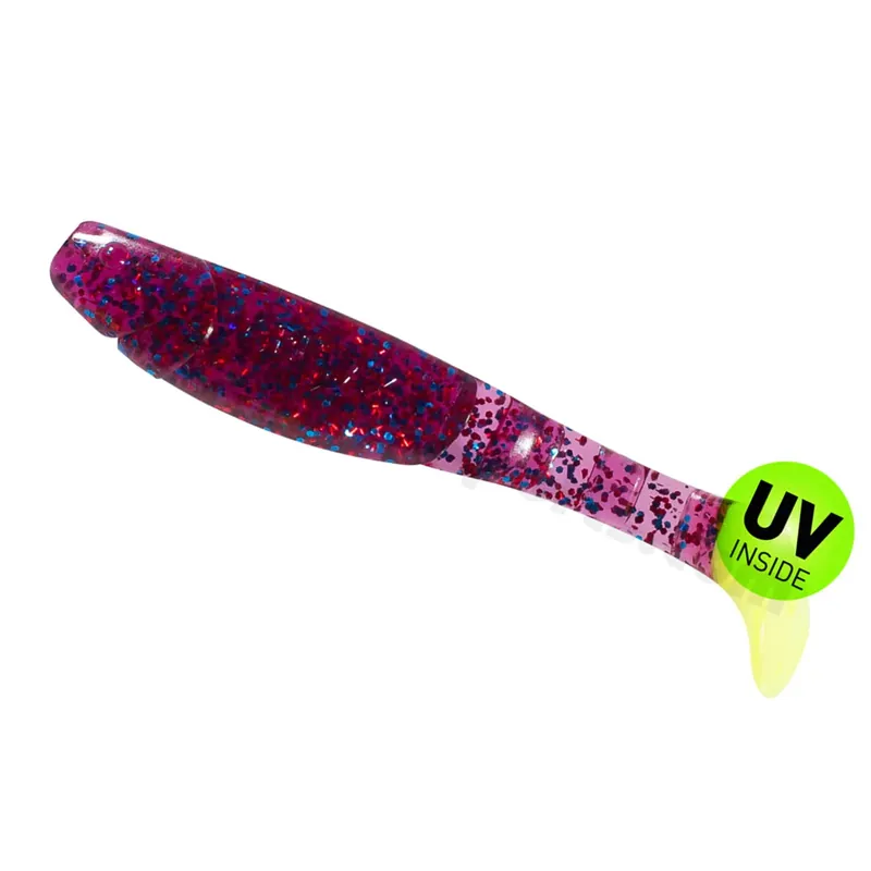 Originální Relax Kopyto Classic 11 cm (4") Violett-Transparent / Fire Tail 3 Stück