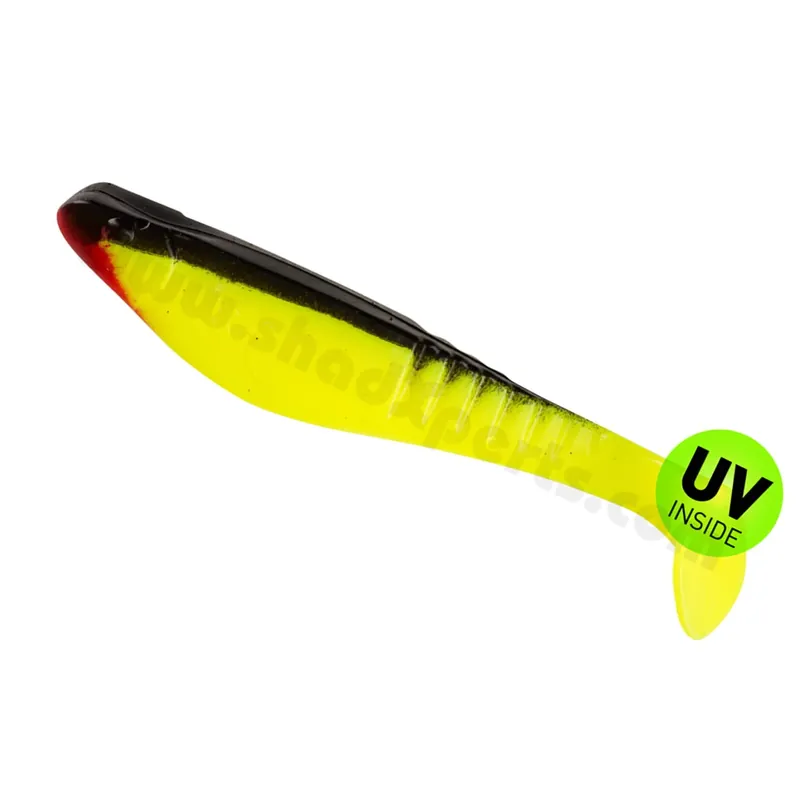 Horká Nabídka Relax Shark 11 cm (4") Fluogelb/Schwarz 3 Stück