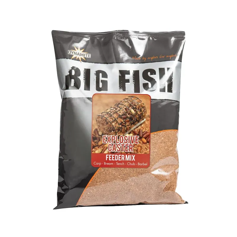 Dokud Zásoby Vydrží Dynamite Baits Big Fish Groundbait 1,8kg Explosive Caster Feeder Mix
