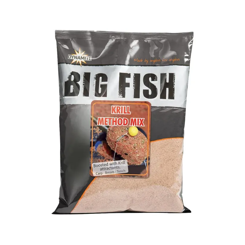 Pouze Dnes Dynamite Baits Big Fish Groundbait 1,8kg Krill Method Mix