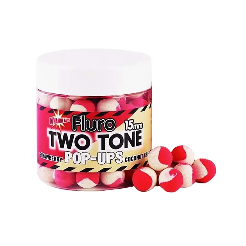 Koupit Online Dynamite Baits Two Tone Pop Ups Strawberry & Coconut Cream 15mm 1 Dose