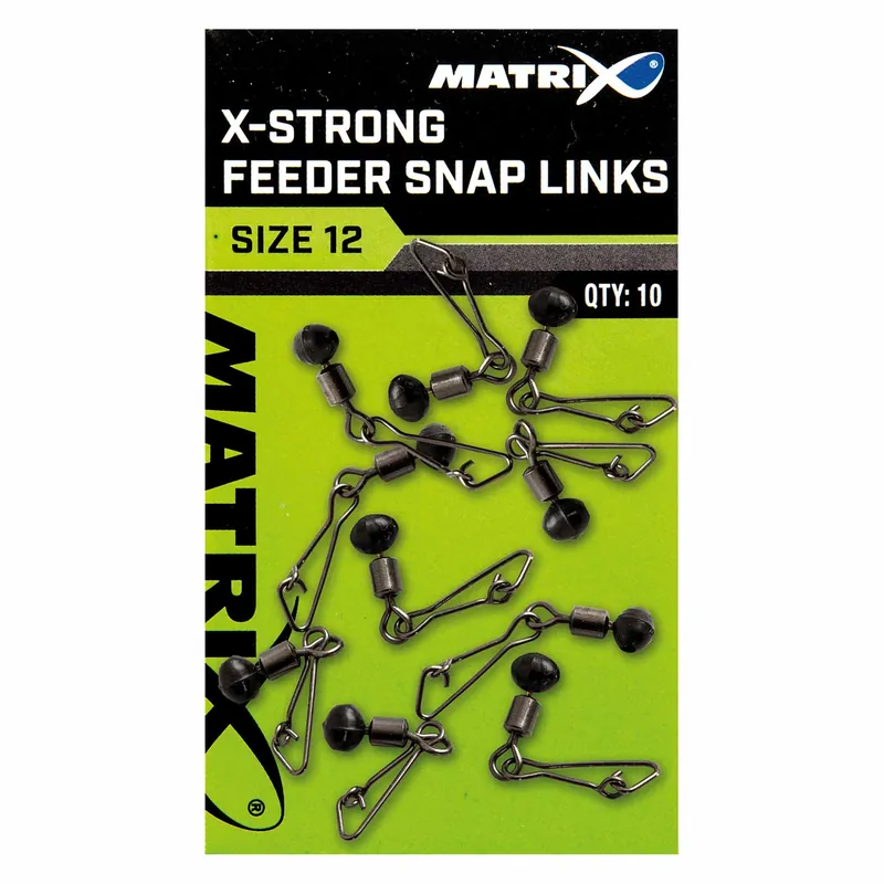 Akční Nabídka Fox Matrix X-Strong Feeder Bead Snap Link Size 12