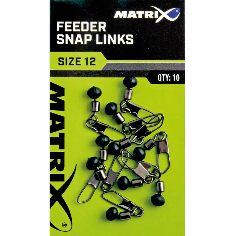 Fox Matrix Feeder Snap Links Size 12 Jen Po Omezenou Doba