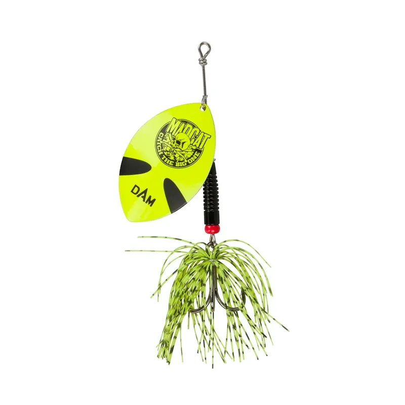 DAM MadCat Big Blade Spinner 55g Fluo Yellow Nejprodávanější