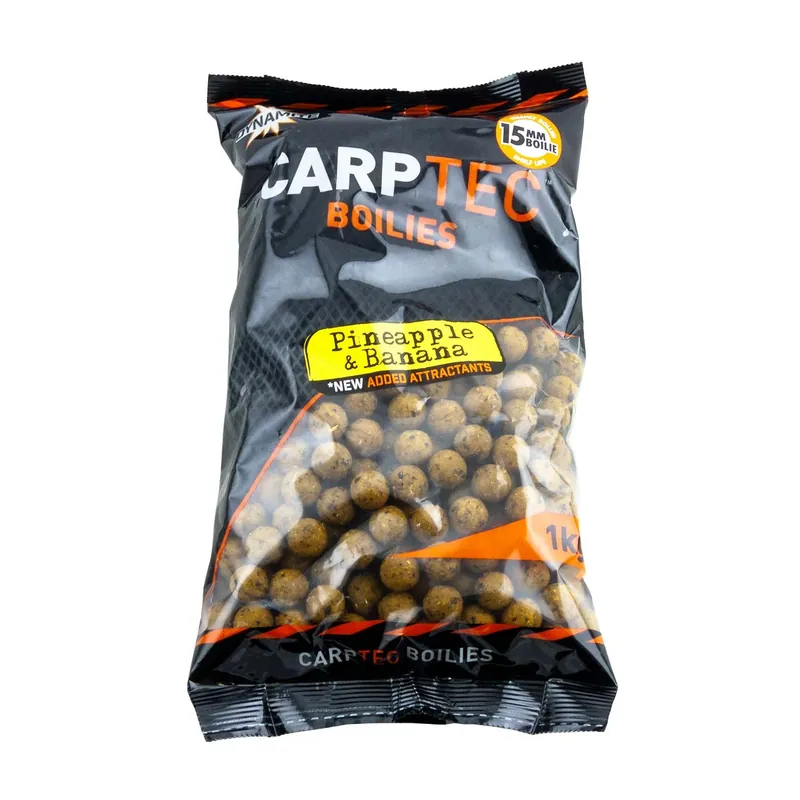 Autentický Dynamite Baits CarpTec Boilies 15mm 900g Pineapple Banana