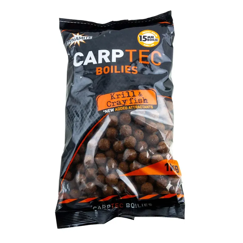 Dynamite Baits CarpTec Boilies 15mm 900g Krill Crayfish Objednat Nyní