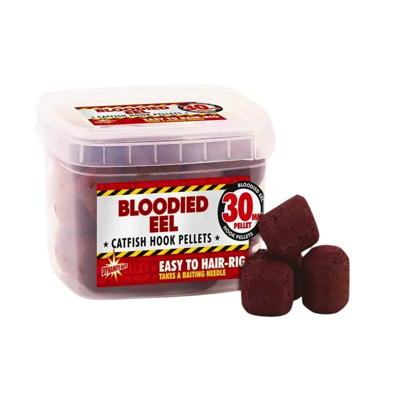 Omezená Nabídka Dynamite Baits Catfish / Carp Hook Pellets Bloodied Eel 30mm