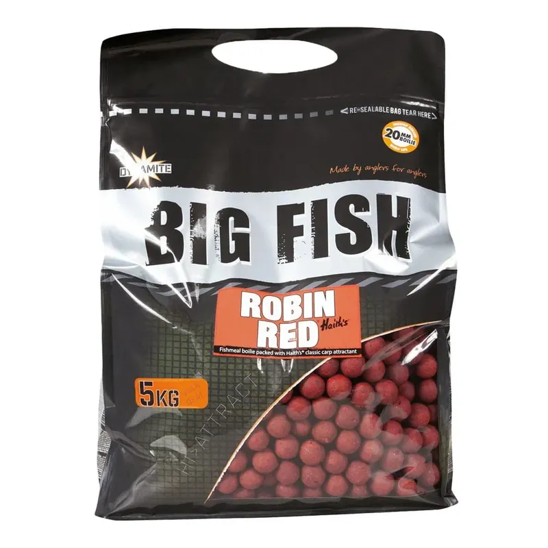 Dynamite Baits Big Fish Robin Red Boilies 20mm 5kg Kup Teď