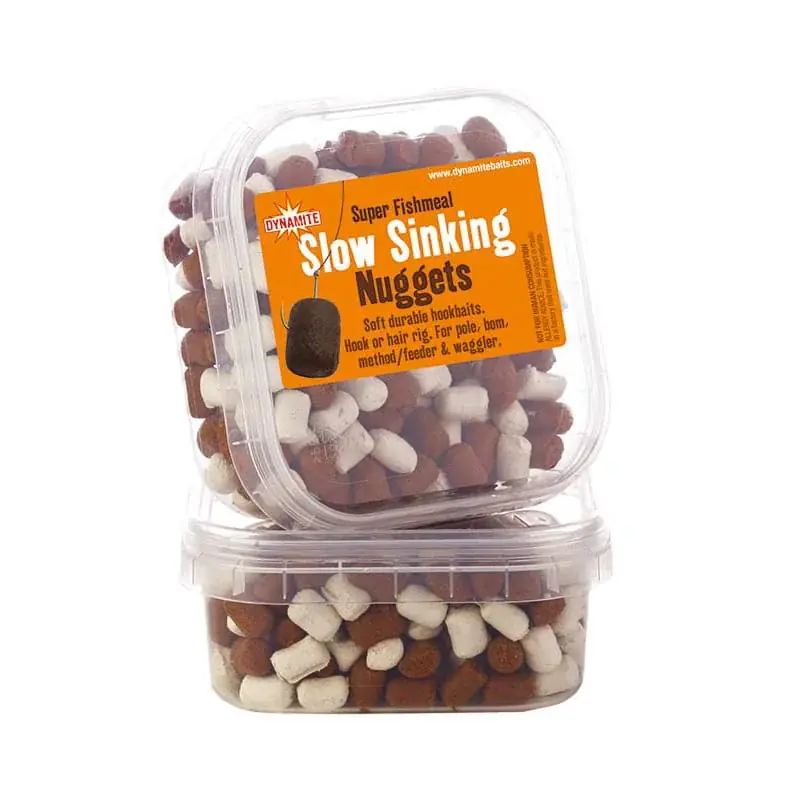 Dynamite Baits Super Fishmeal Nuggets Slow Sinking White & Brown Poslední Šance