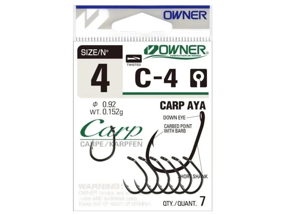 Oblíbený Háček Owner Carp Aya 50924, bal. 5ks, vel.1