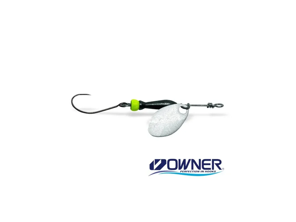 Levný CLASSIC BARBLESS 000 - SILVER (black/chartreuse body)