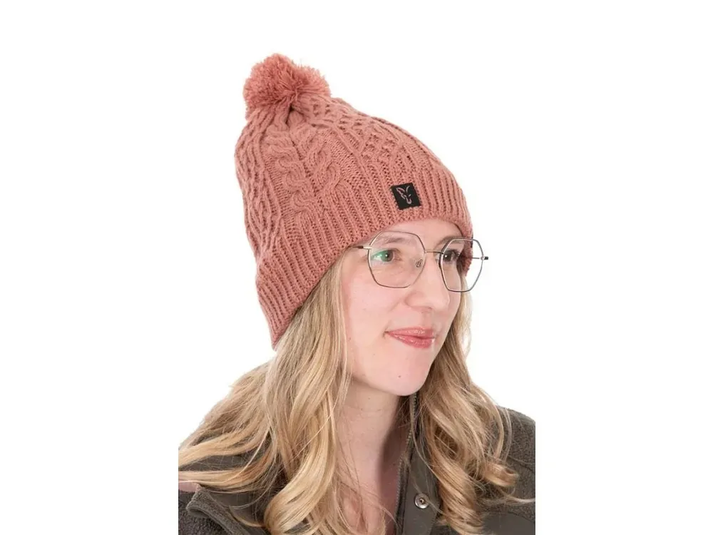 Fox Čepice Ladies Knitted Bobble Hat Oblíbený