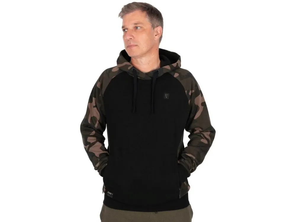 Fox Mikina Black/Camo Pullover Premium 310 Hoodie Cenová Bomba