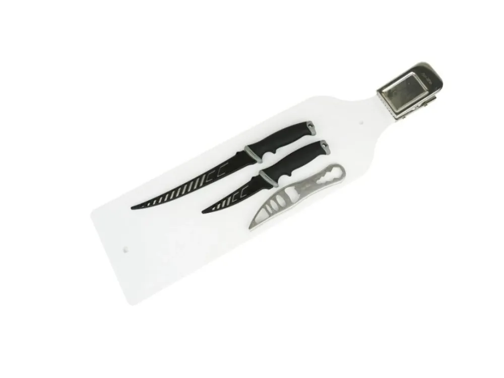 Filetovací set nůž 10cm+nůž filetovací 19cm+škrabka+deska Aktuální