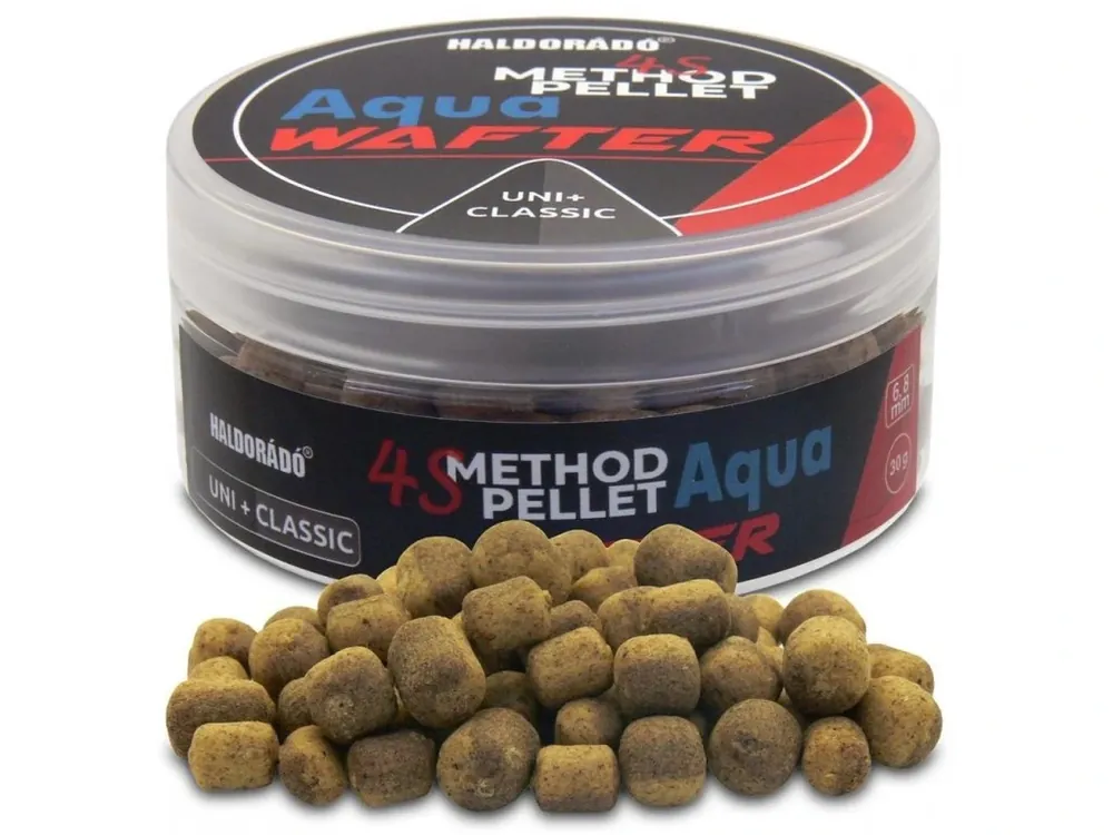 Haldorádó Pelety 4S Method Pellet Aqua Wafters 30g 6+8mm Uni-Classic Cenová Bomba