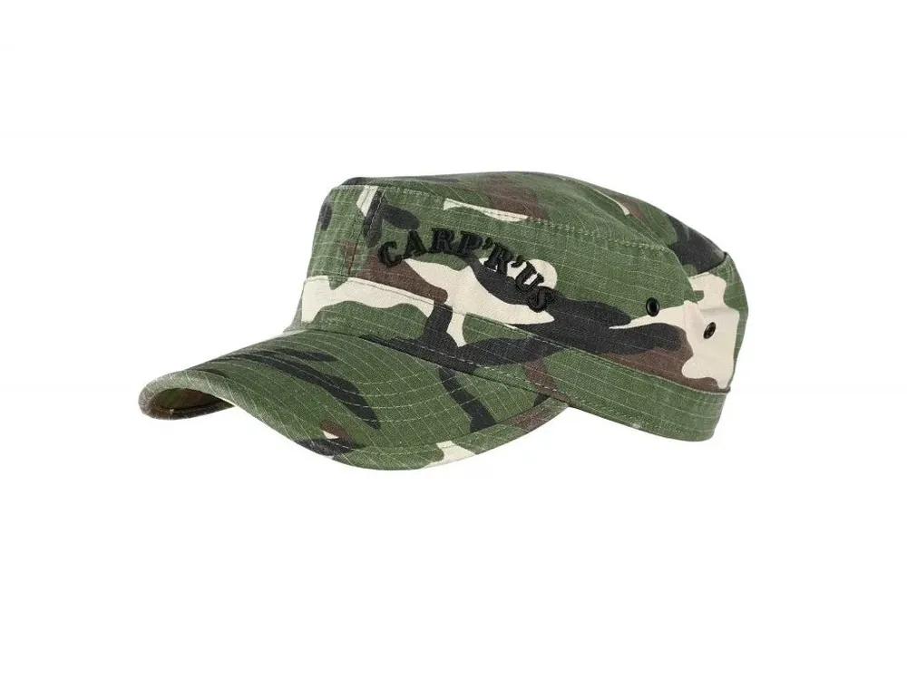 Carp´R´Us Kšiltovka s vyšitým logem - camo Přímo Od Výrobce