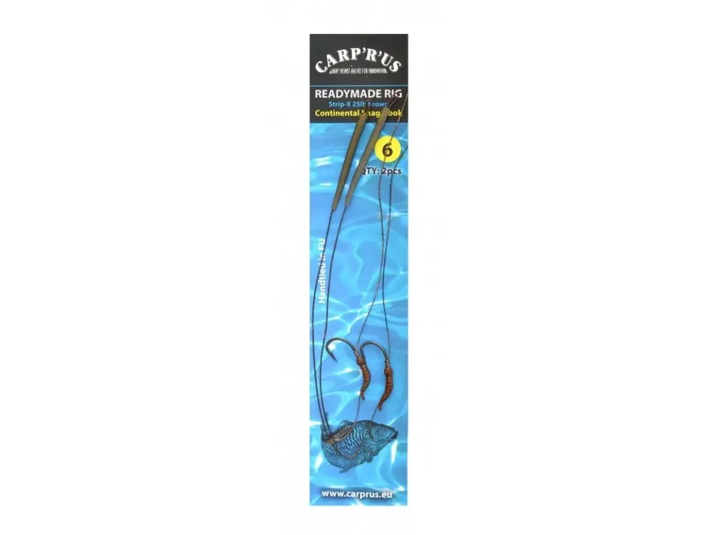 Carp´R´Us Návazec Ready Rig Strip-X Mat Brown 25lbs - Continental Vrácení Zdarma