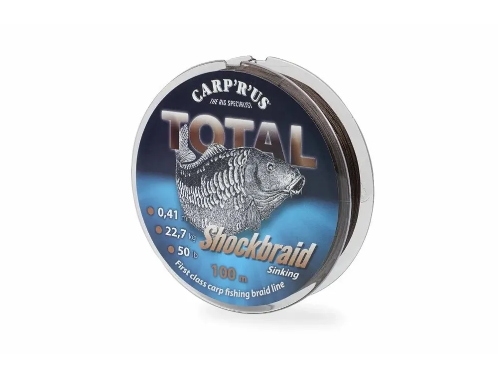 Novinka Carp´R´Us Pletená šňůra Total Shockbraid