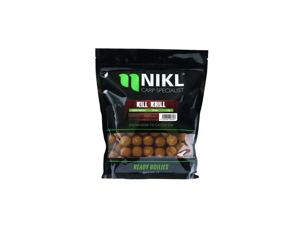 Cenová Bomba Nikl Hotové boilies Kill Krill