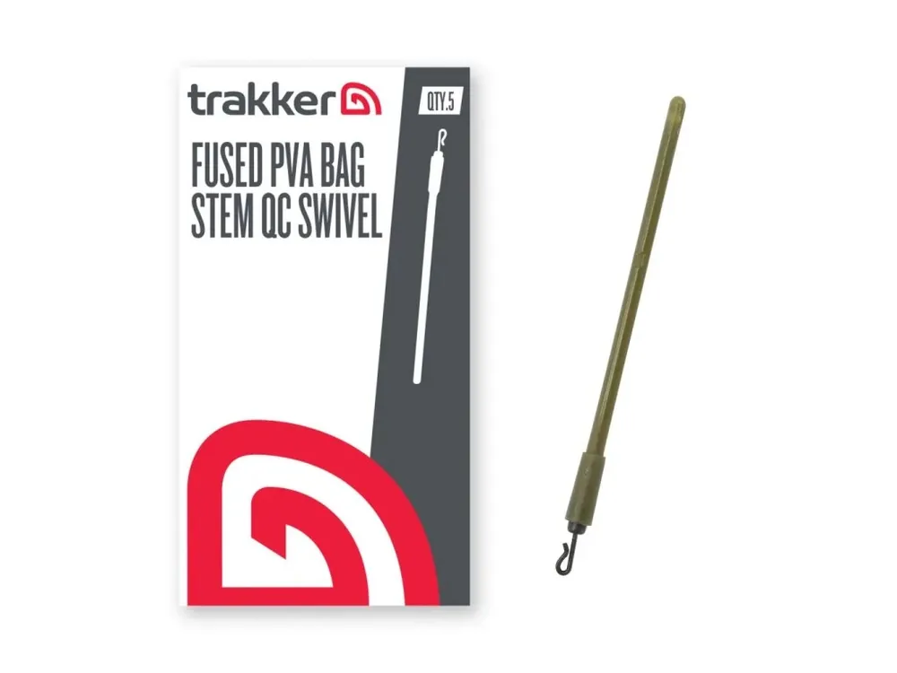 Trakker Dřík do inline olov Fused PVA Bag Stem - QC Swivel 5ks Sleva