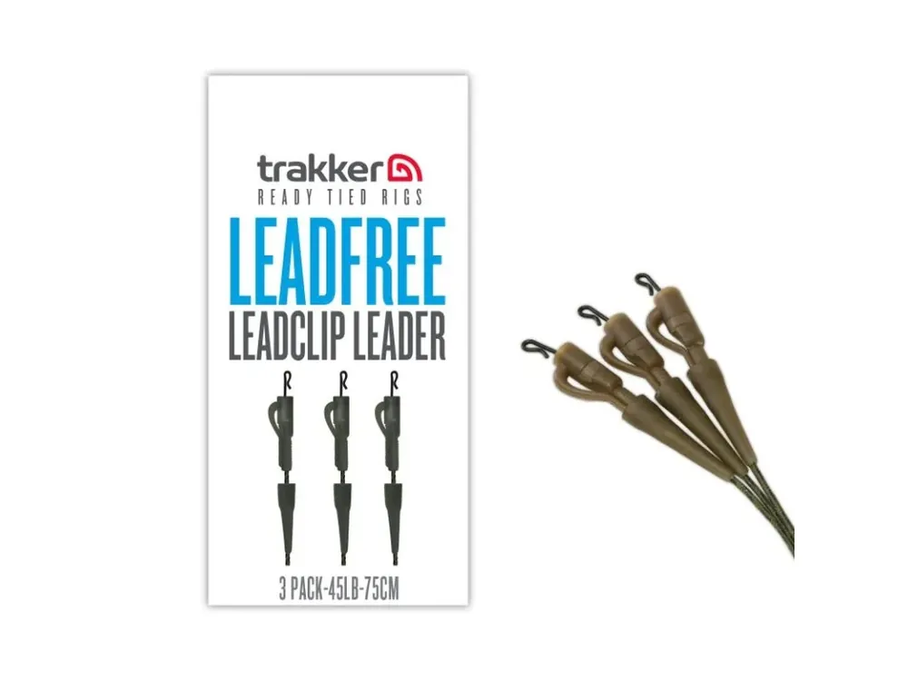 Časově Omezené Trakker Hotové leadery Leadfree Leadclip Leader (75cm) 3ks