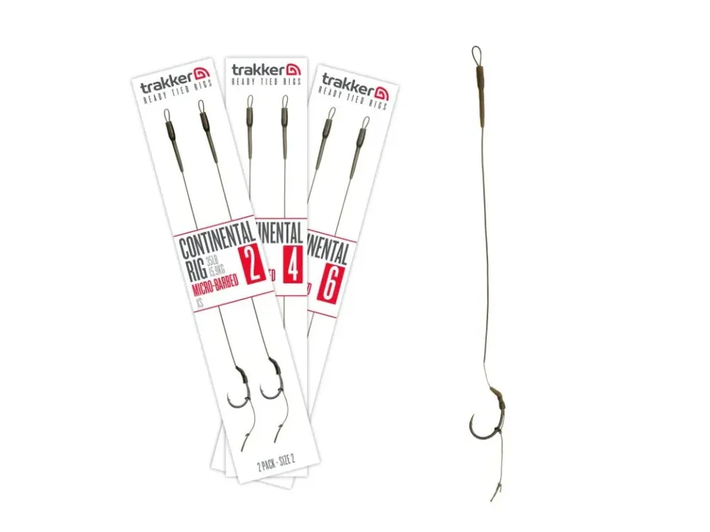 Víkendová Akce Trakker Hotové návazce Continental Ready Rig (Barbed) 2ks