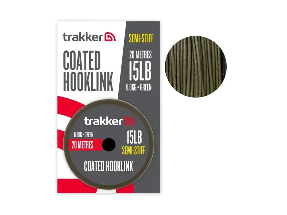 Trakker Návazcová šňůra Semi Stiff Coated Hooklink 20m Super Cena