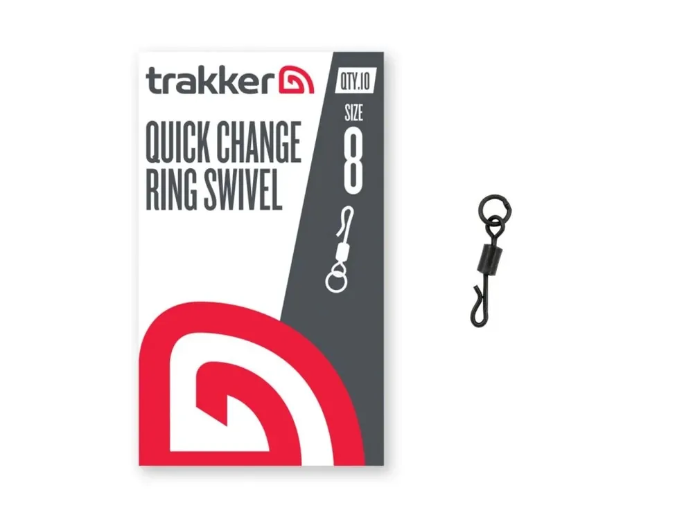 Trakker Obratlík QC Ring Swivel vel.8, 10ks Přímo Od Výrobce