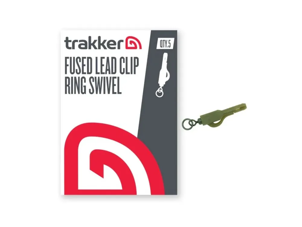 Trakker Závěsky Fused Lead Clip - Ring Swivel Nová Kolekce