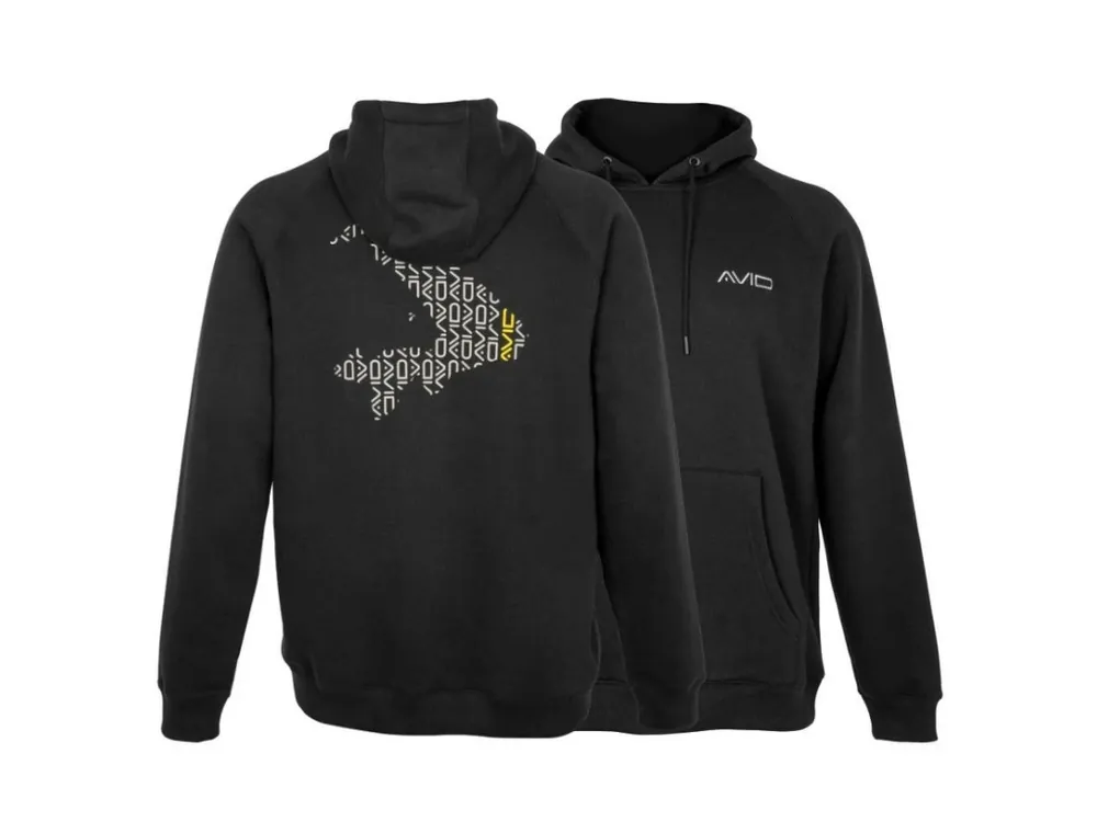 Avid Carp Mikina Compound Hoodie Black Oblíbený