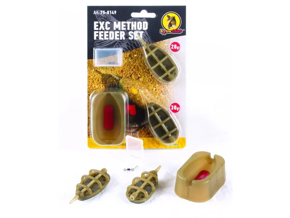 Extra Carp Method Feeder Set 20,30g + formička Oblíbený