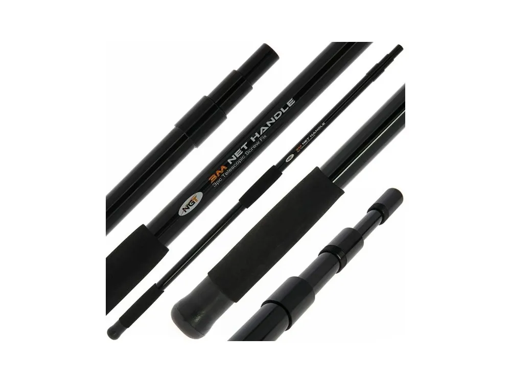 Originální NGT Podběráková Tyč 3v1 Screw Fix Net Handle 3m