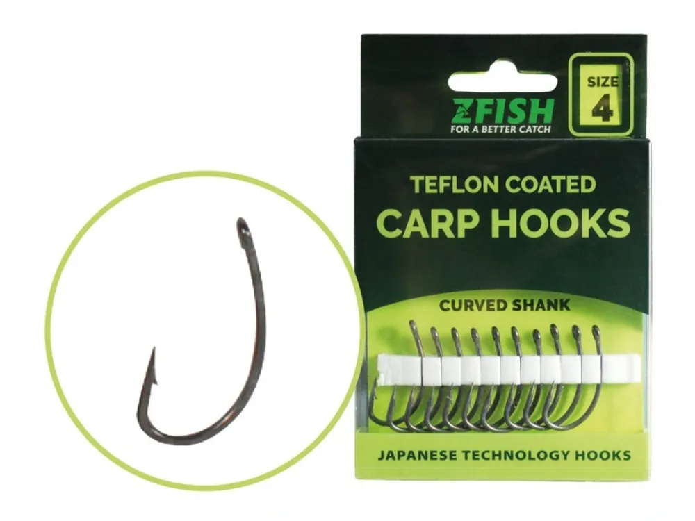 Ihned K Objednání Zfish Teflonové Háčky Curved Shank