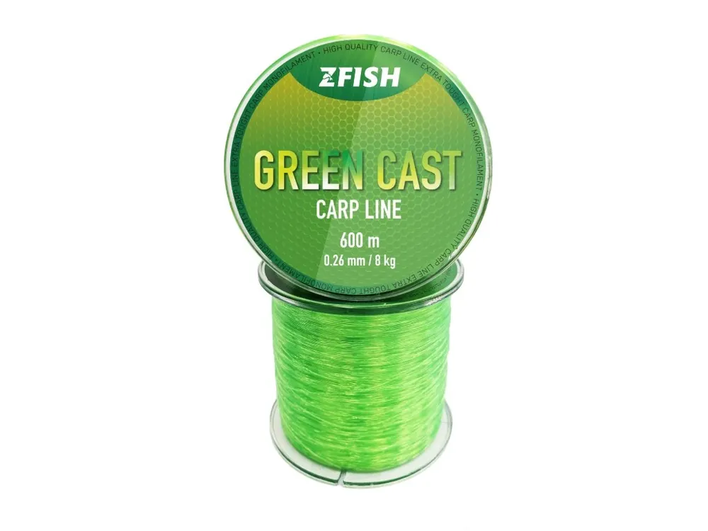 Autentický ZFISH Vlasec Green Cast Carp Line 600m