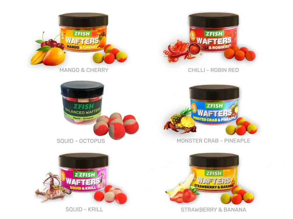 Sezónní Sleva ZFISH Vyvážené Boilies Balanced Wafters 8mm