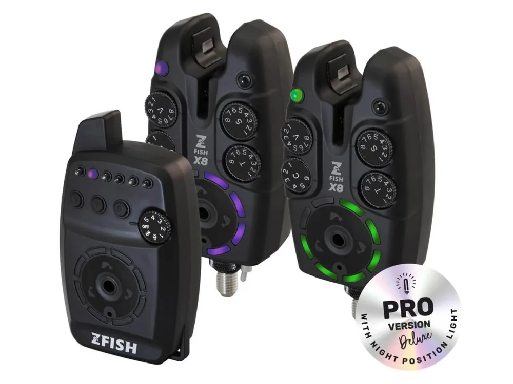 ZFISH Sada Hlásičů Bite Alarm Set Zx8 PRO 2+1 Sezónní Sleva
