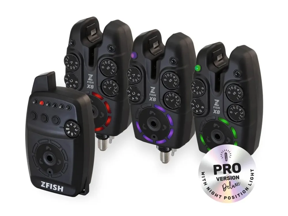 ZFISH Sada Hlásičů Bite Alarm Set Zx8 PRO 3+1 Autentický