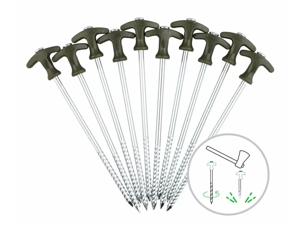 ZFISH Kolíky Bivvy Peg Set 25cm/10ks Vrácení Zdarma