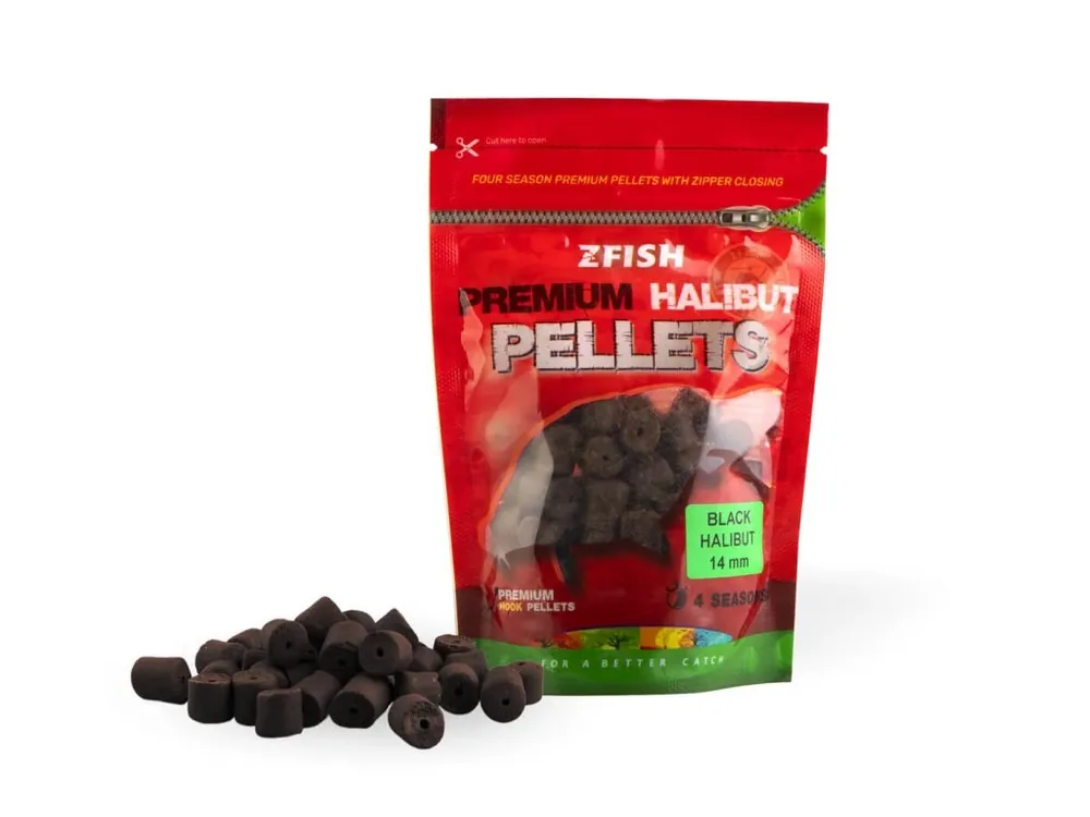 Pouze Dnes ZFISH Chytací Pelety Premium HALIBUT 14 mm/200 g