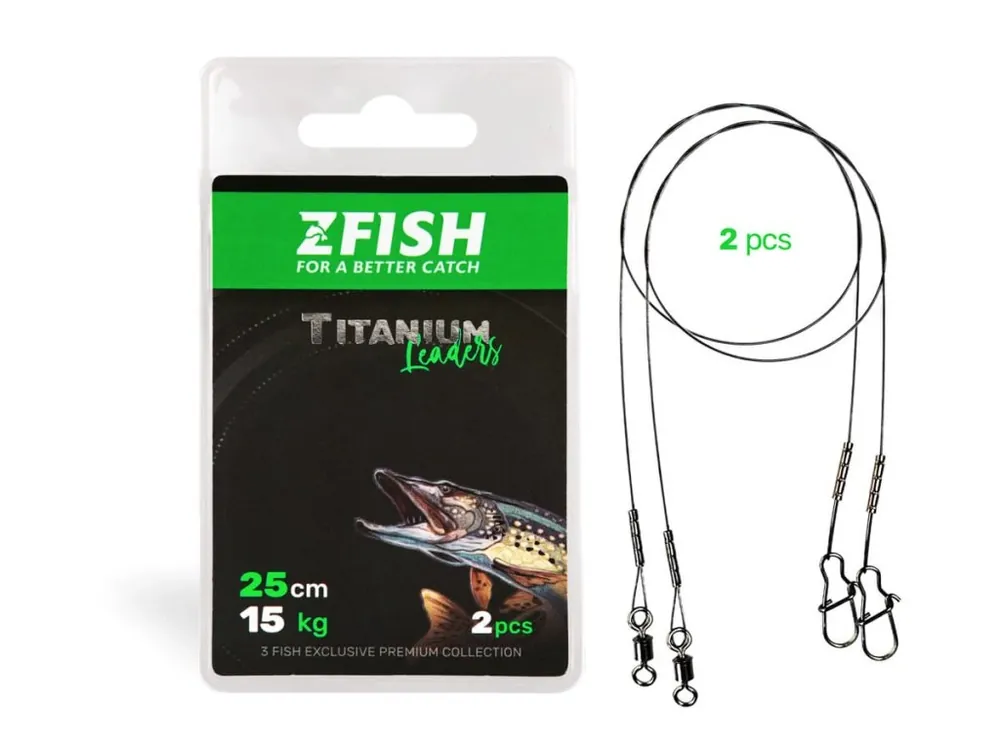 Sleva ZFISH Lanko Titanium Leader - 2ks