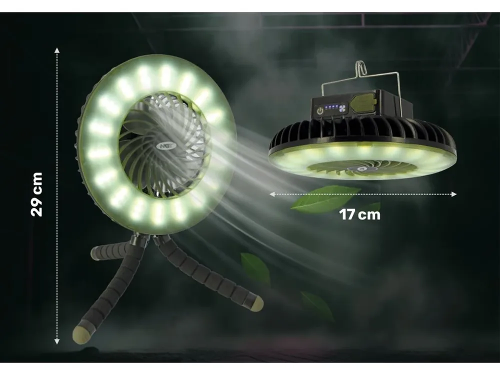 Nízká Cena NGT Ventilátor Dynamic Fan & Bivvy Light