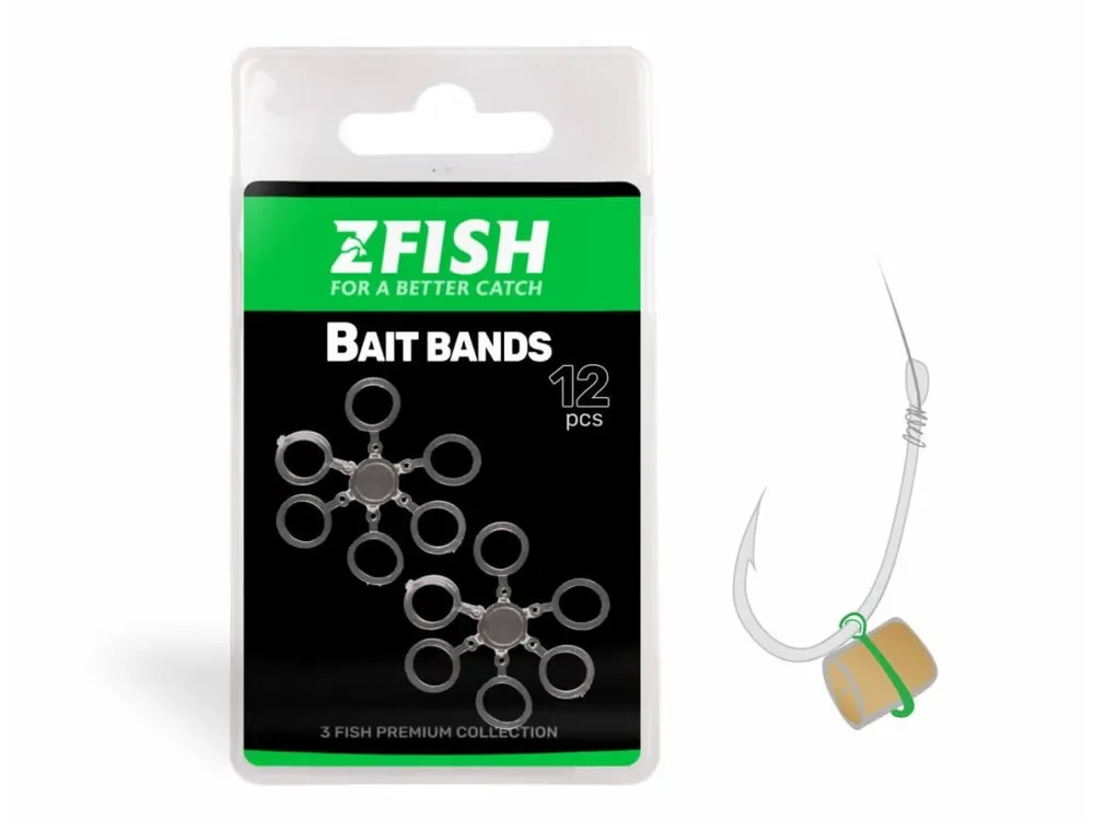 ZFISH Nástrahový Kroužek Bait Bands Oblíbený