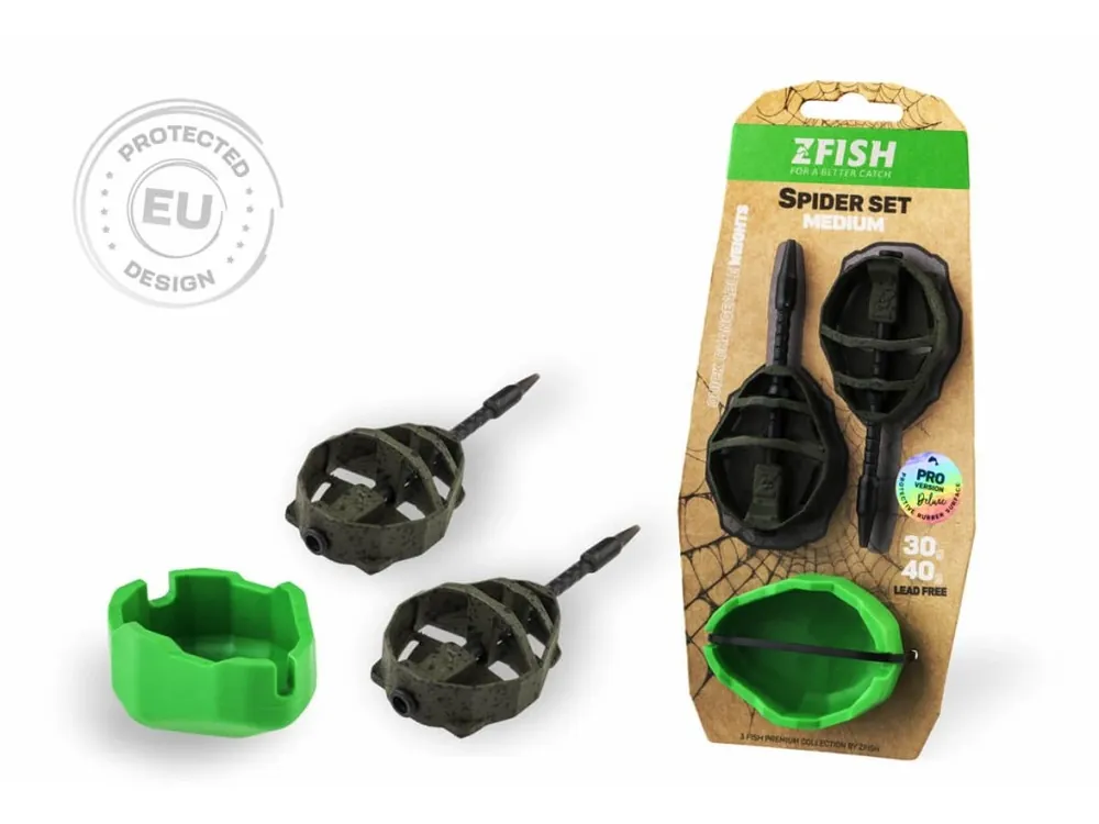 Výprodej ZFISH Sada Method Feeder Spider Medium Set 30,40g + Formička